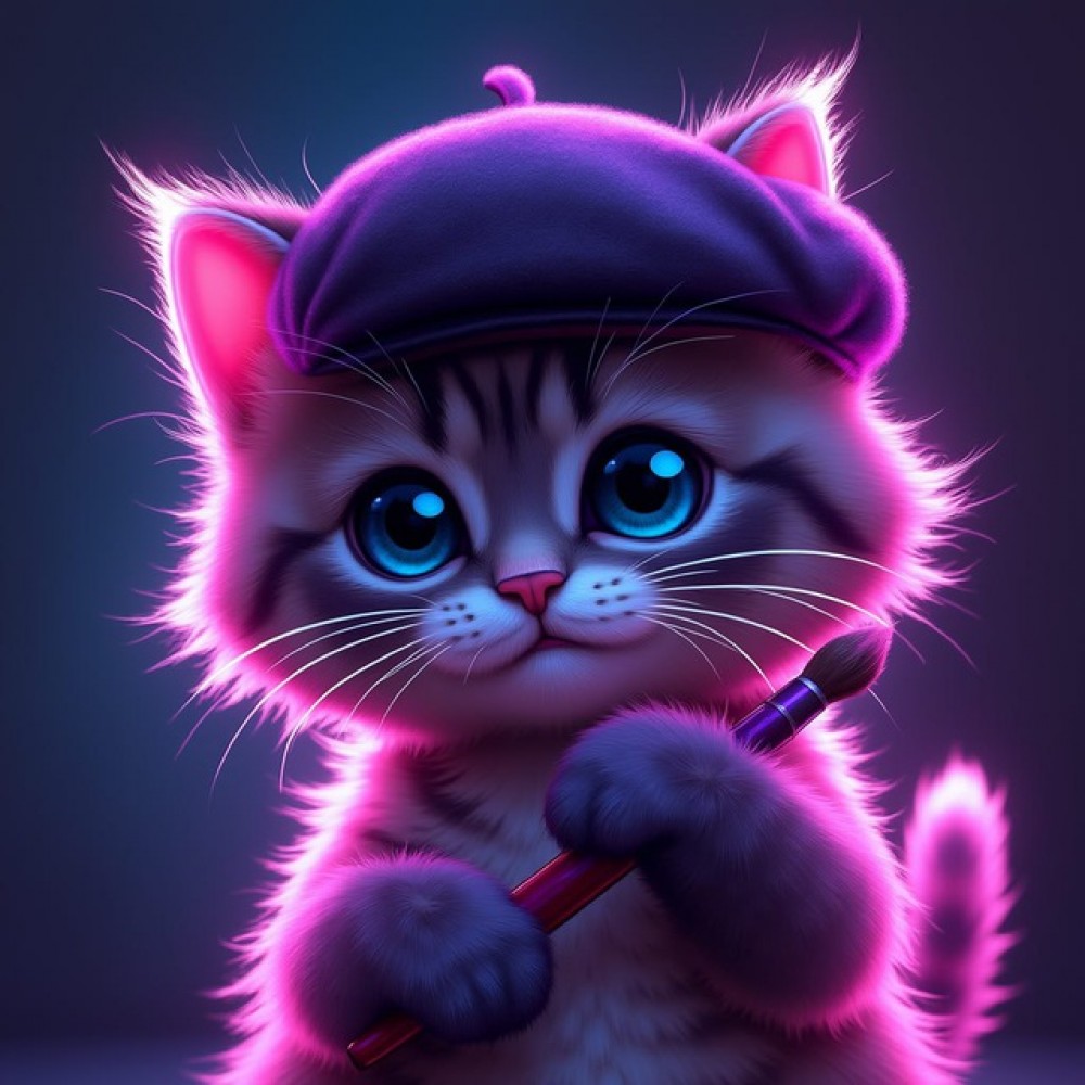 КиберКотёнок Портретист