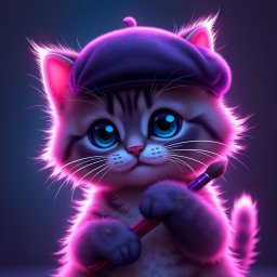КиберКотёнок Портретист
